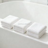 Serviette de Bain Magique Compressée en Coton Éponge 100% Végétal Personnalisable avec Logo – Blanche, Ultra Absorbante et Douce pour Hôtels et Spas