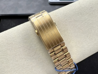 Montre mécanique automatique pour homme de luxe haut de gamme avec boîtier en or rose, bracelet et cadran vert foncé, réserve de marche, haute qualité
