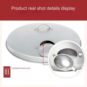 Asador a Gas Visible para Cocinar, 80cm 90cm, Comercial, de Acero Inoxidable de Grado Alimenticio, para Asar Pato, Ganso, <span class=keywords><strong>Cordero</strong></span> - Product Image 5