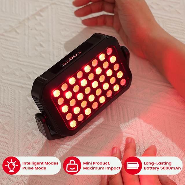Handheld Red Light Therapy Device for Travelers Red Light Physical Therapy Panel