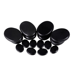 Kit de thérapie en <span class=keywords><strong>pierre</strong></span> de <span class=keywords><strong>basalte</strong></span> naturelle, boîte en bois, <span class=keywords><strong>Pierre</strong></span> Chaude Naturelle pour spa corporel complet, thérapie par compression chaude, massage - Product Image 3