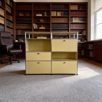 Armoire moderne en acier inoxydable grande capacité, modulable et fermée, pour rangement de chambres, idéale pour couettes et doudounes d'hiver durables