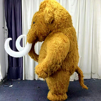 Costume de mascotte de mammouth majestueux de 3m pour adultes Mascotte de mammouth gonflable Manny dans le personnage de l'âge de glace