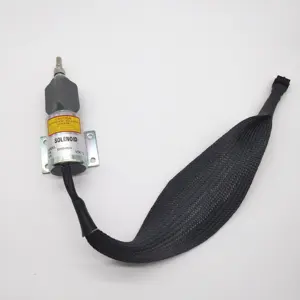 EHB4824 שסתום סולנואיד עצירה 12V מתאים לחופר BF6M1015 BF8M1015 מנוע דיזל