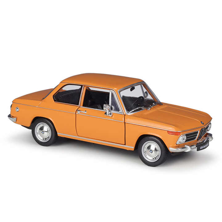 BMW 2002ti Arancione 1:24 Welly NEX - Modellino Auto Diecast Per Collezionisti