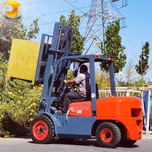 Empilhadeira diesel CPC para caminhões CE Telescópica de 3,5 toneladas com Certificado CE de altura de elevação 4m