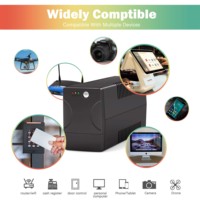 Fabricante chino de UPS interactivos en línea de 1000VA 600W con onda sinusoidal simulada LED para computadoras/electrodomésticos OEM/ODM