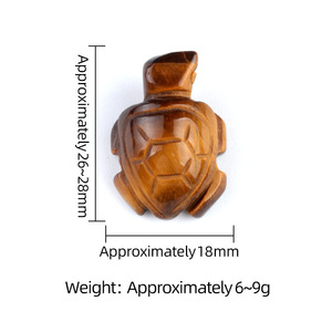 Tortugas de cristal talladas a mano curativas potentes animales de cristal naturales al por mayor para la decoración - Product Image 5