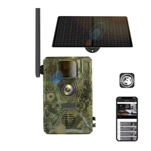 กล้องวงจรปิดอัจฉริยะ Ucon Outdoor Smart 4G รองรับซิมการ์ด  หมุนได้ ปรับมุมได้  บันทึกภาพเคลื่อนไหว 1 ปี  มองเห็นในที่มืดด้วยแสงดำ  มุมมองกว้าง  สำหรับการล่าสัตว์  เซ็นเซอร์ CMOS - Product Image 1