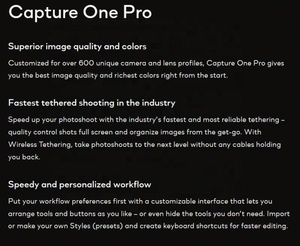 Maîtrise du développement RAW, du traitement des images et de la gestion des actifs Capture One Pro - Product Image 2