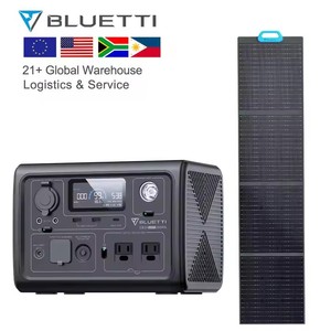 Para <span class=keywords><strong>Bluetti</strong></span> <span class=keywords><strong>EB3A</strong></span> + PV120 estación de energía portátil 500Wh Panel Solar monocristalino carga rápida de iones de litio para el hogar Camping Coche - Product Image 1