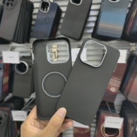 Étui de téléphone professionnel de luxe en fibre d'aramide 600D ultra fin magnétique super léger avec protection contre les chutes pour Oneplus 15 15R 15T