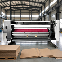 Nouvel équipement de fabrication de boîtes en carton entièrement automatique à grande vitesse pour imprimante, rainureuse et découpeuse pour usine d'emballage en carton ondulé