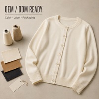 Ensemble pull cardigan en tricot 2 pièces pour femme, manches longues, col en V boutonné, tenue douce à superposer, automne-hiver