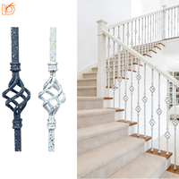 Nouveau design moderne, vente en gros, balustres en fer forgé de haute qualité blanc, gris, doré pour balustrades et escaliers de villas et appartements