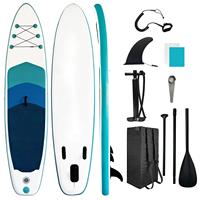 Planche de paddle gonflable Green Blue Surf Control pour jeunes