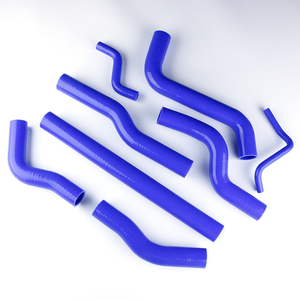 Manguera de Goma de <span class=keywords><strong>Silicona</strong></span> Preformada Personalizada, Tubo Reforzado -40~+125 para Sistemas de Fluidos Automotrices e Industriales - Product Image 1