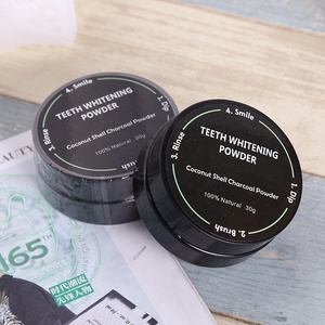 Le blanchiment des dents naturel en poudre de charbon de coco actif vous apporte un sourire blanc - Product Image 2