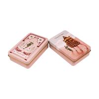Boîte à savon carrée personnalisée en gros Boîte de rangement de cadeau en métal Boîte de rangement en fer pour les nécessités quotidiennes