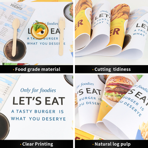 Không Thấm Mỡ Bánh Sandwich Giấy Biểu Tượng Tùy Chỉnh Burger Giấy Gói Dùng Một Lần Bao Bì Thực Phẩm Giấy Dầu Bằng Chứng Baking <span class=keywords><strong>Sheets</strong></span> - Product Image 2