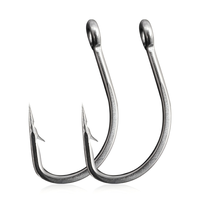 Hameçons robustes en acier inoxydable avec ardillons pour la pêche en mer et à la ligne Hikeon HKA0447 Kit d'accessoires de pêche 2026
