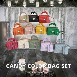 Bolso tipo cubo de piel auténtica con cordón para mujer, estilo nube plisada, bandolera de un solo hombro, pequeña, 2025 - Product Image 2