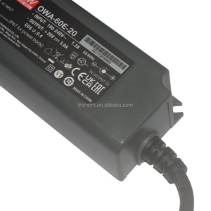 Meanwell Authorized OWA-60E-20 60W 20V 3A Single Output Moistureproof Switching Power Supply <b>Adapter</b> - Product Image 5