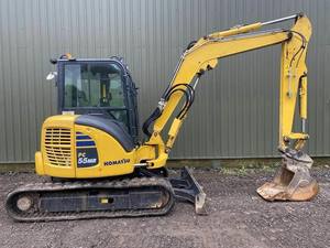 Mini excavatrice Komatsu PC55 de seconde main à vendre pelle sur chenilles 5 tonnes avec composants du noyau du moteur à soupape hydraulique Kawasaki - Product Image 4