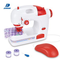 Machine à coudre jouet pour enfants, kit de couture électrique pour jeu d'imitation, cadeau pour fille, jouet éducatif de bricolage pour jeu de rôle