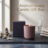 Coffret Cadeau de Bougies en Cire de Soja en Céramique Écologiques de Luxe, Formule Non Toxique, Service OEM&ODM pour Cadeaux de Fêtes, Utilisation Intérieure