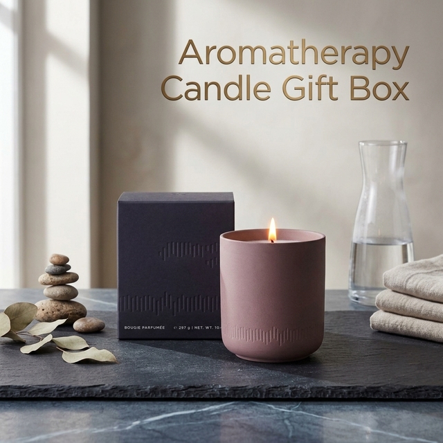 Eco Friendly Luxury Ceramic Soy Wax Candle Gift Pack Non-Toxic Formula OEM&ODM Service for Holiday Gifts Indoor Use