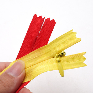 Colore invisibile n. 3 Nylon <span class=keywords><strong>cerniera</strong></span> all'ingrosso per abbigliamento cuscino gonna pantaloni lato coda chiusa in tessuto - Product Image 4