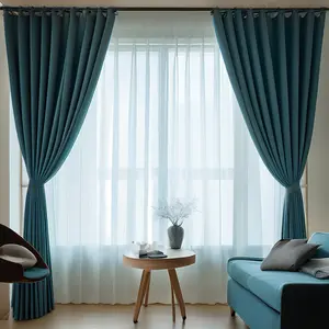 Дешевые классические плотные шторы на заказ готовые мягкие бархатные гостиничные шторы
