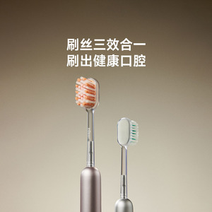 Left Point Manual <b>Toothbrush</b> with Replaceable Brush <b>Heads</b>, Suitable for Men and Women, Adult Use, Soft Bristles, Gift - Product Image 4