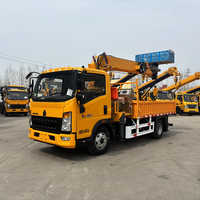 Plateforme de travail aérienne 25M avec grue de levage pour camion, idéale pour les opérations en hauteur - Livraison gratuite