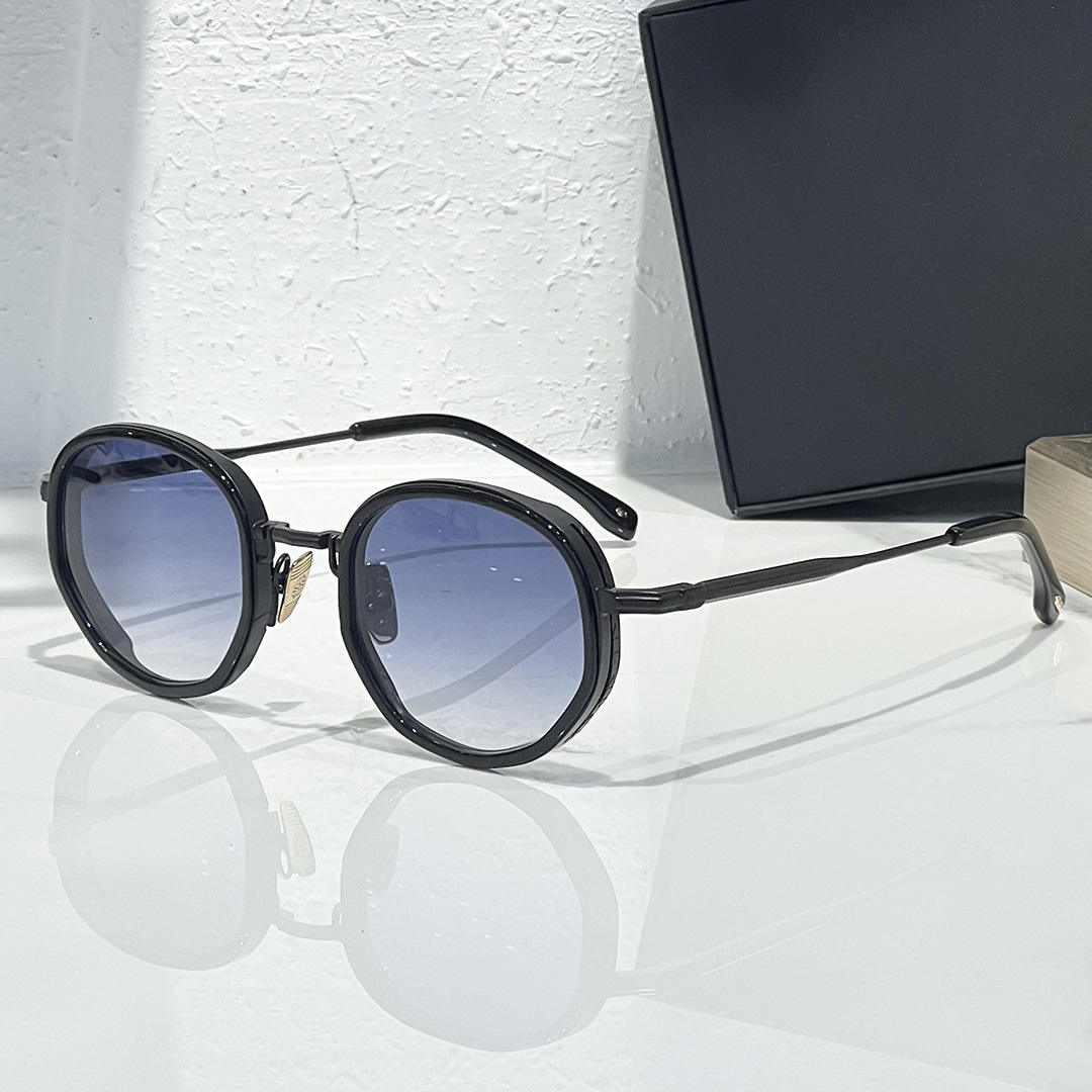 Black frame gradient blue