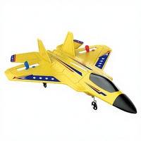 Avion RC KF803 F22, planeur télécommandé 2,4 GHz en EPP, jouet de combat en plastique RTF, avion de guerre léger 2 canaux