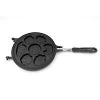 Moule à gâteau dessin animé poêle à frire maison Machine antiadhésive mignon gâteau équipement de cuisson Type moule à gaufrier à gaz