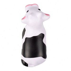 Custom Logo PU Foam Stress <b>Ball</b> Soft <b>Toy</b> Animal Cow Shape Promotional Anti-Stress Gifts for Stress Relief Any Pantone Color - Product Image 2