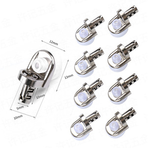 Glass Shelf Support Zinc Alloy 12mm 13mm Wardrobe Cabinet Partition <b>Bracket</b> Durable - Product Image 1