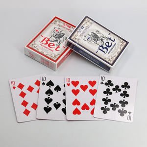 Fast Shipping Wholesale 280g Blue Core Paper Poker <b>Cards</b> Professional Quality - Product Image 4
