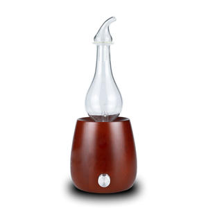 Difusor de Aromas con Base de Madera, 0.5L, Eléctrico, Sin Niebla, Ambientador para Hogar y Oficina - Product Image 5