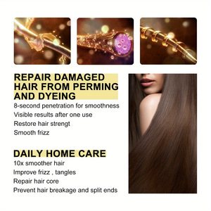 Masque capillaire réparateur MOKERU Hot Dyeing Damaged Hair Mask 8S, riche en kératine, pour cheveux crépus, réparation et douceur. - Product Image 2