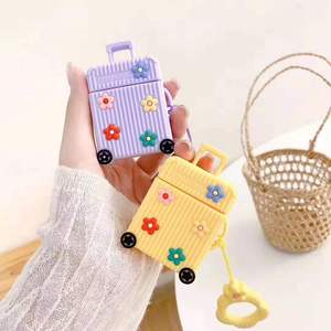 Funda de silicona para auriculares airpods 1/<span class=keywords><strong>2</strong></span>, Funda personalizada con diseño de flores - Product Image 3