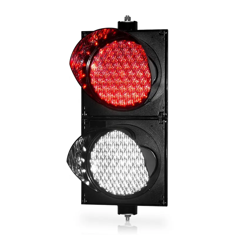 CE 200mm red white railway signal traffic light for railway safety