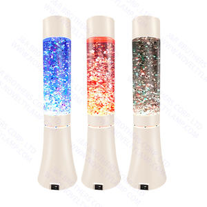 J & R vente en gros coloré nouveauté paillettes lave lampe Lampara De lava Groovy paillettes lampe paillettes lave lampe pour salon - Product Image 3