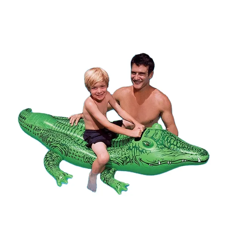 New Arrival Big Crocodile Mounts Children's Water Inflatable Mounts Water Play Supplies