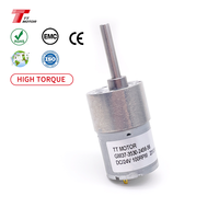 TT Mikro Motor 12V 24V Yüksek Tork 8KG Düşük Hız 6rpm 10rpm 18rpm GM37-3530 DC Redüktörlü Motor Otomasyon ve Akıllı Ekipmanlar için