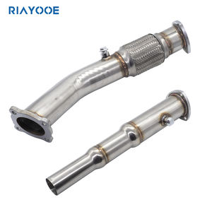 Tuyau de descente de voiture pour Volkswagen <span class=keywords><strong>Golf</strong></span> Jetta MK4 <span class=keywords><strong>GTI</strong></span> New Beetle <span class=keywords><strong>1</strong></span>.8T 1999-2004 Tuyau de descente pour Audi TT 180 FWD Stain Steel - Product Image 3