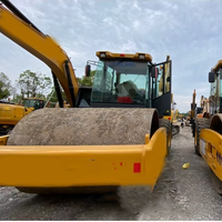 Compacteur vibrant monocylindre d'occasion 26t prêt pour l'exportation mondiale et la construction d'infrastructure à l'étranger